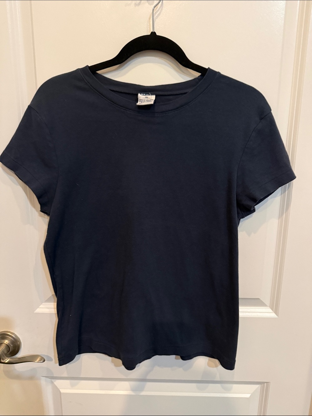 Old Navy Women's Navy Short Sleeve Crew Tee